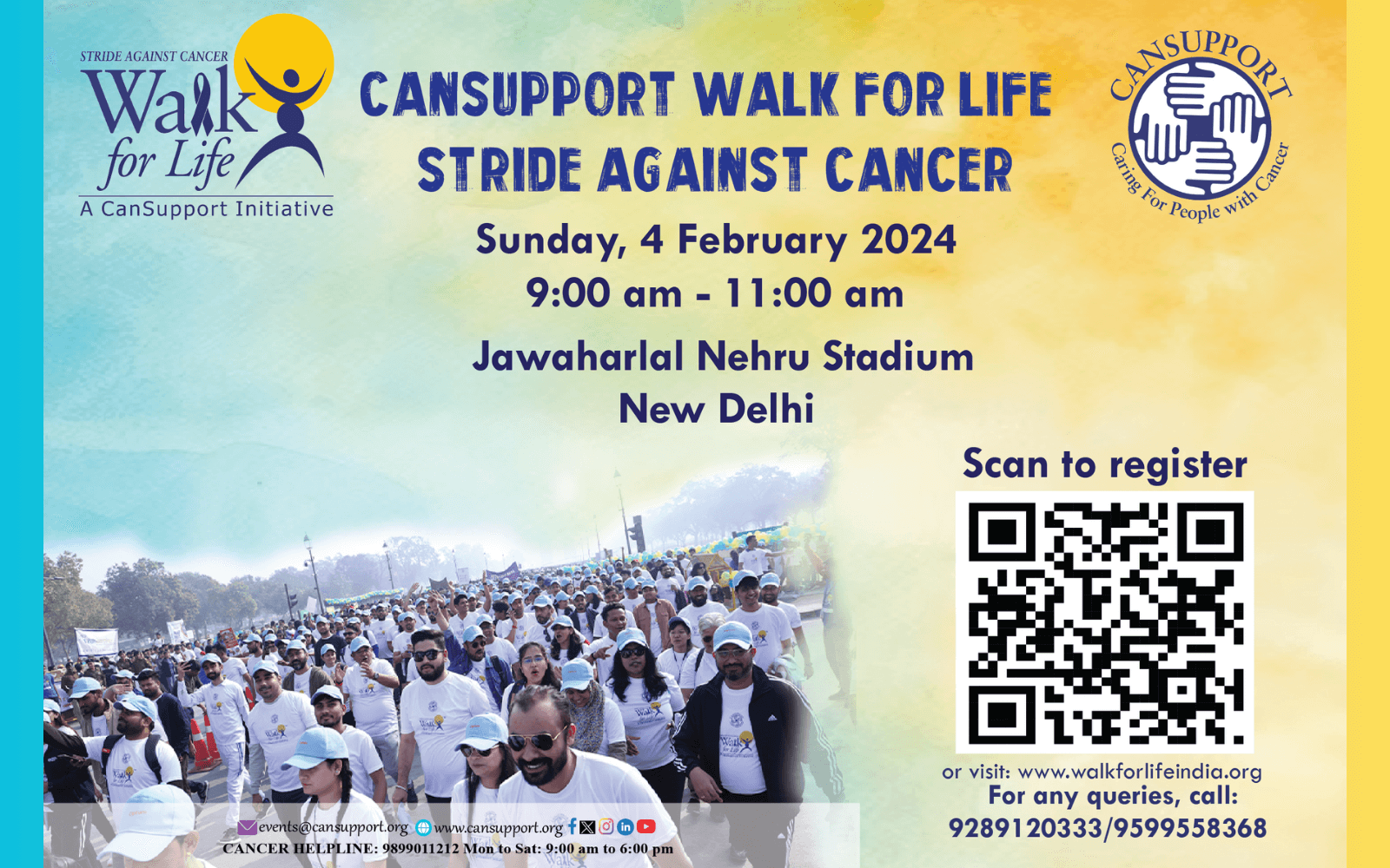 Walk For Life Stride Against Cancer 2024 CanSupport