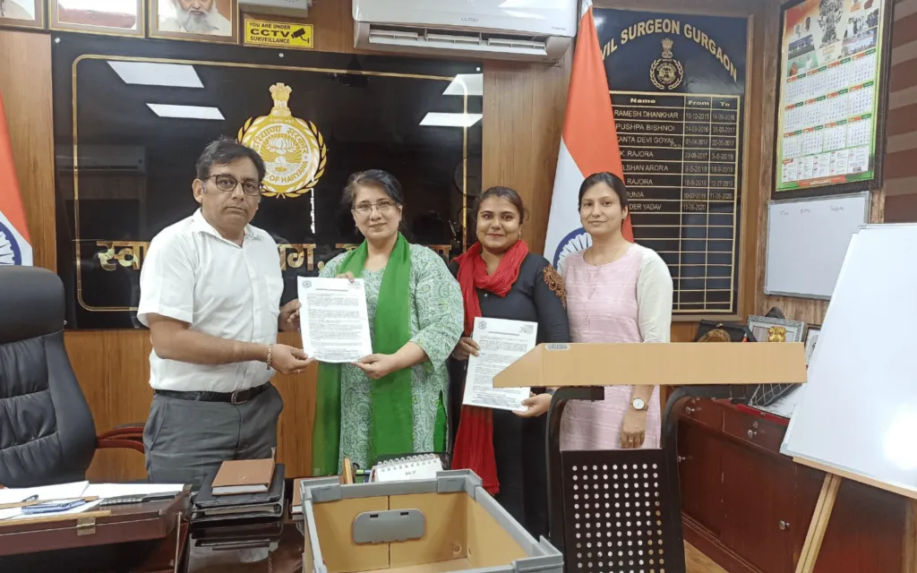 CanSupport Signs an MOU with Civil Surgeon, Gurugram